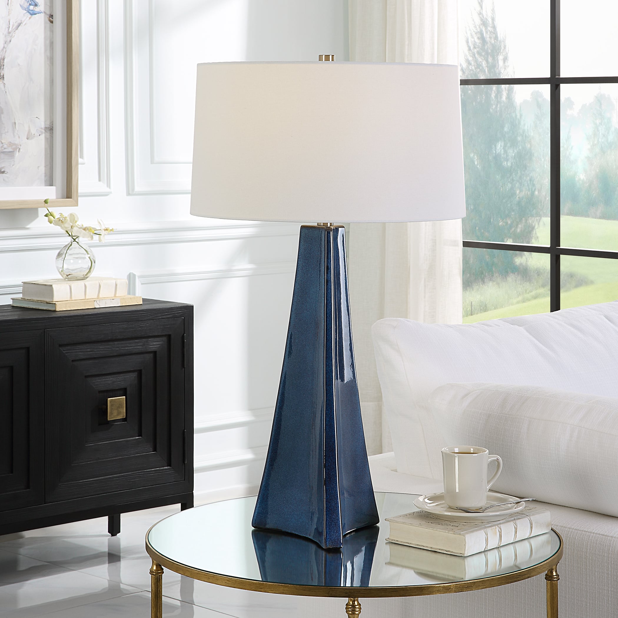 Uttermost Teramo Teramo Scalloped Ceramic Table Lamp