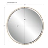 Uttermost Canillo Canillo Gold Round Mirror