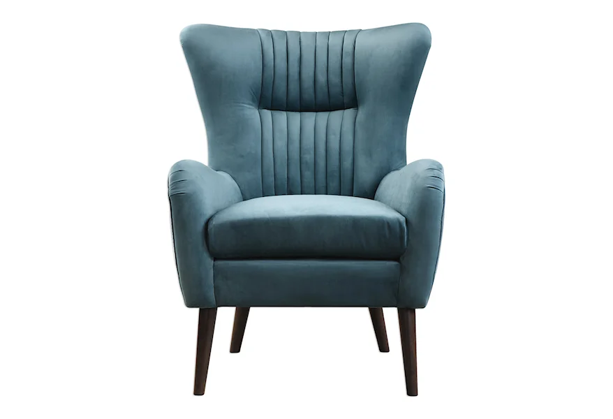 Accent Furniture - Accent Chairs Dax Mid-Century Accent Chair by Uttermost at Goffena Furniture & Mattress Center