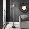 Uttermost Floor Lamps Elieser Industrial Floor Lamp