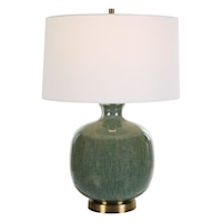 Nataly Aged Green Table Lamp
