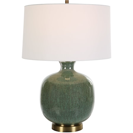 Nataly Aged Green Table Lamp