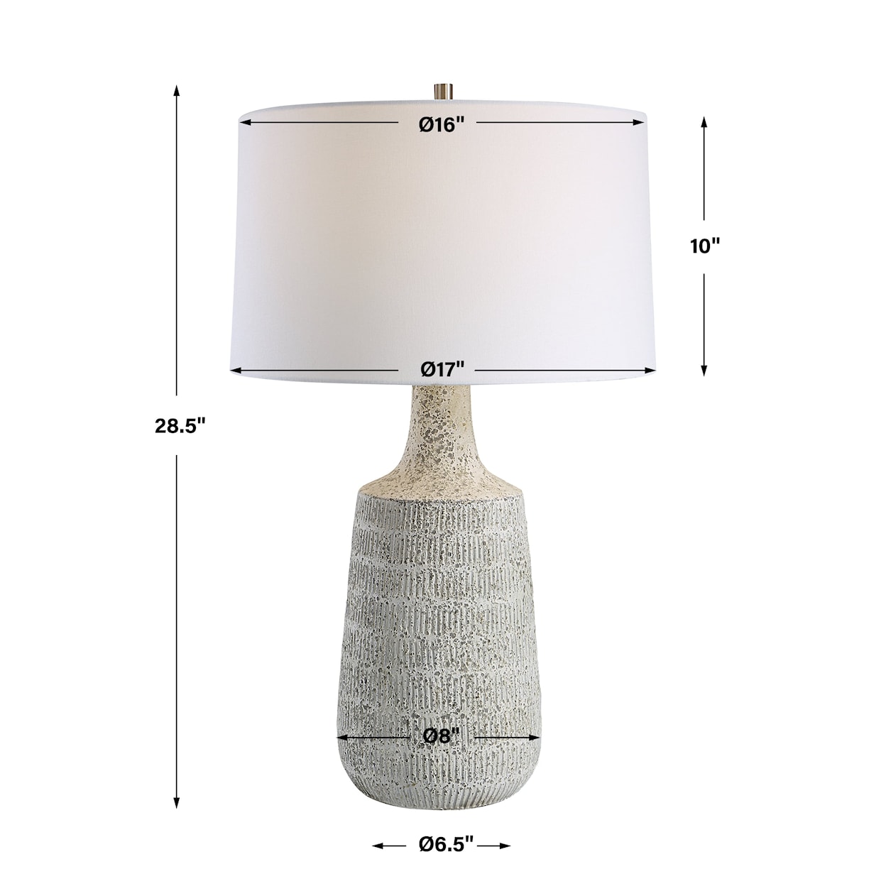 Uttermost Scouts Scouts White Table Lamp
