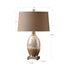 Uttermost Table Lamps Eadric Ceramic Table Lamp