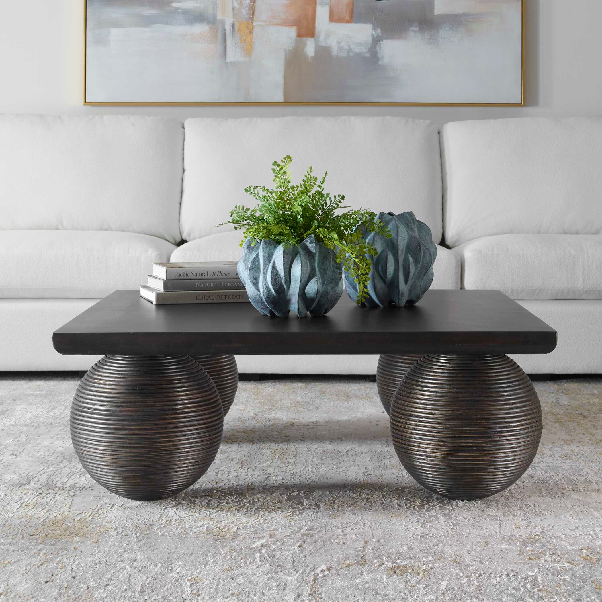 Kasson Sphere Leg Coffee Table