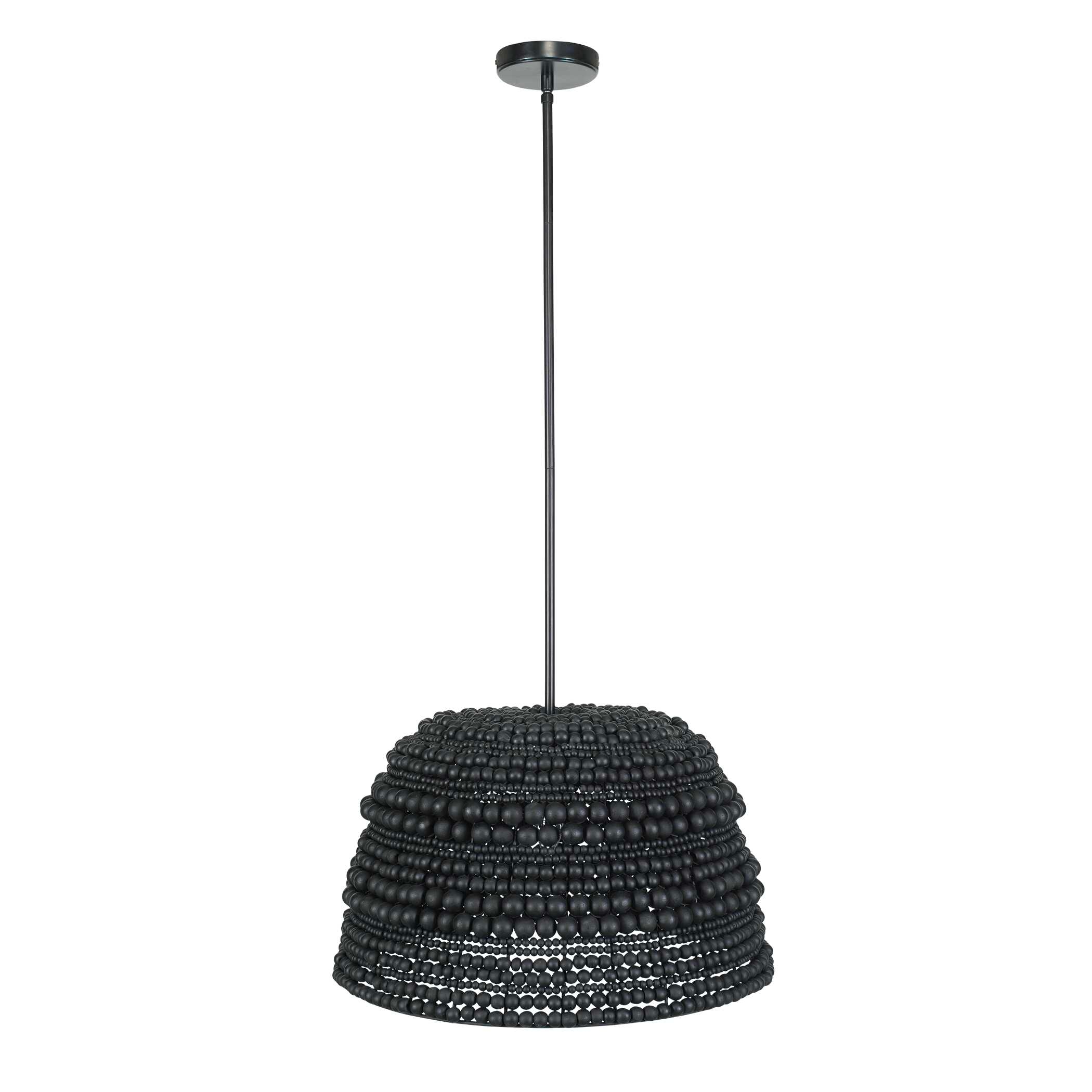Uttermost Persephone Persephone Black Bead 1 Light Pendant