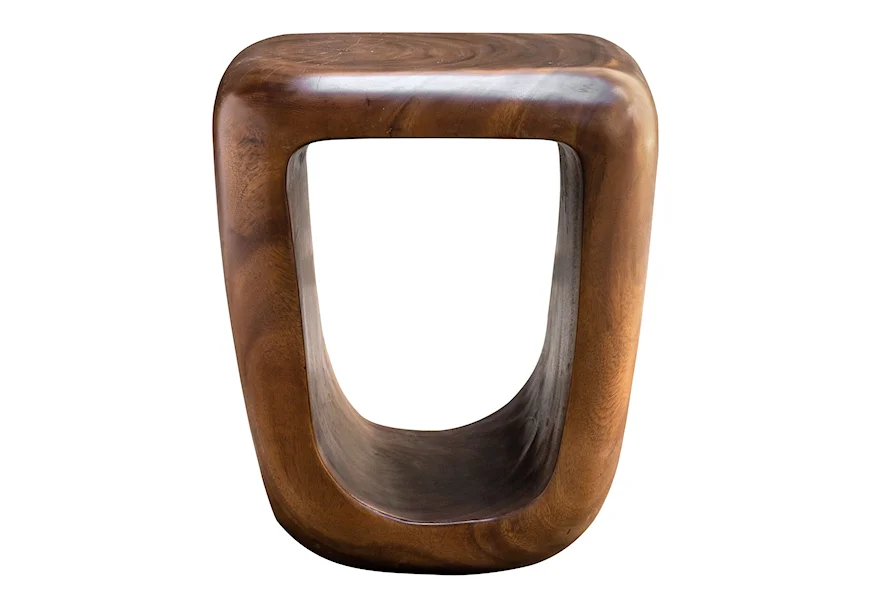 Accent Furniture - Stools Loophole Wooden Accent Stool by Uttermost at Suburban Furniture