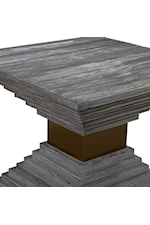 Uttermost Andes Contemporary Wooden Geometric Accent Table