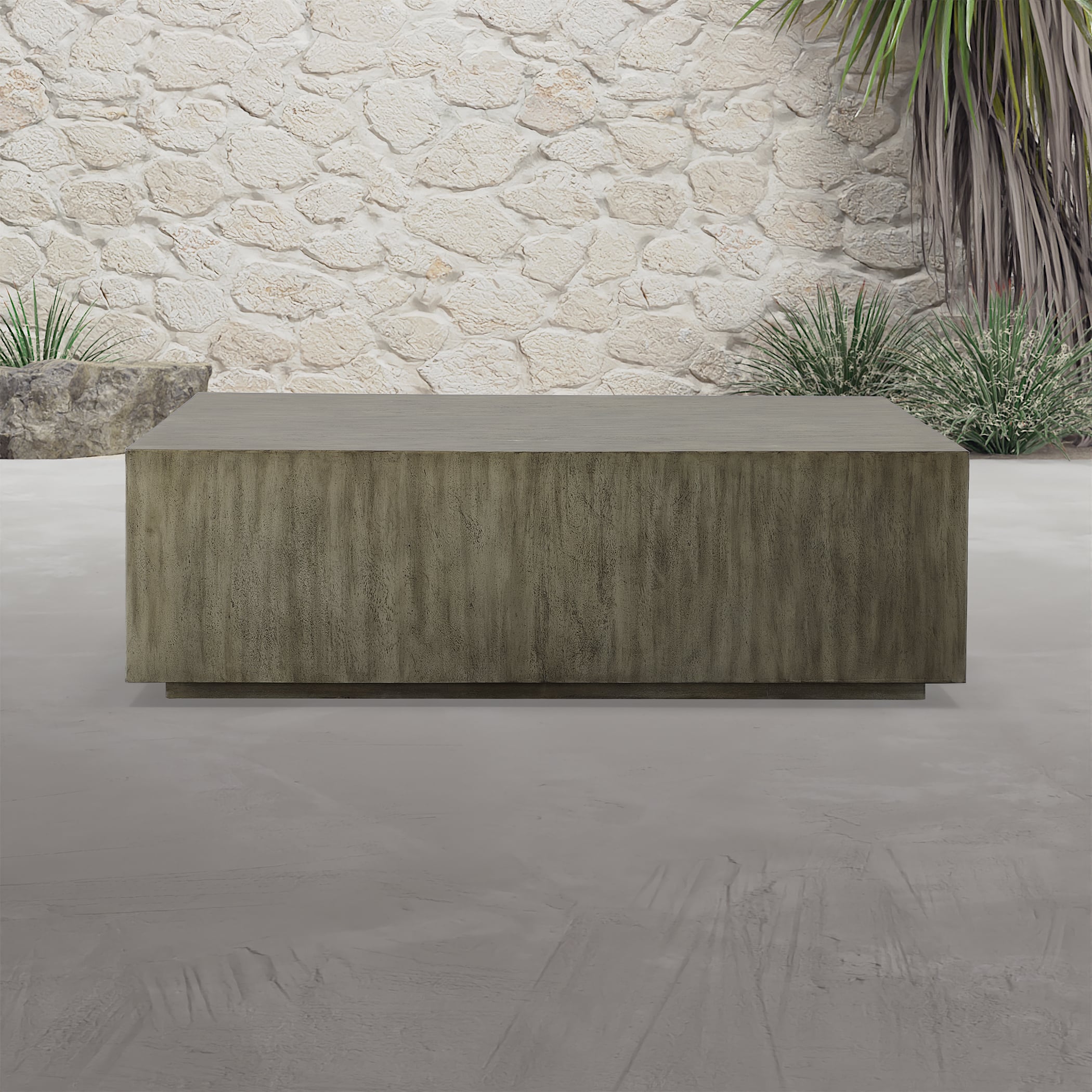 Uttermost Accent Furniture - Occasional Tables Kareem Modern Gray Coffee Table