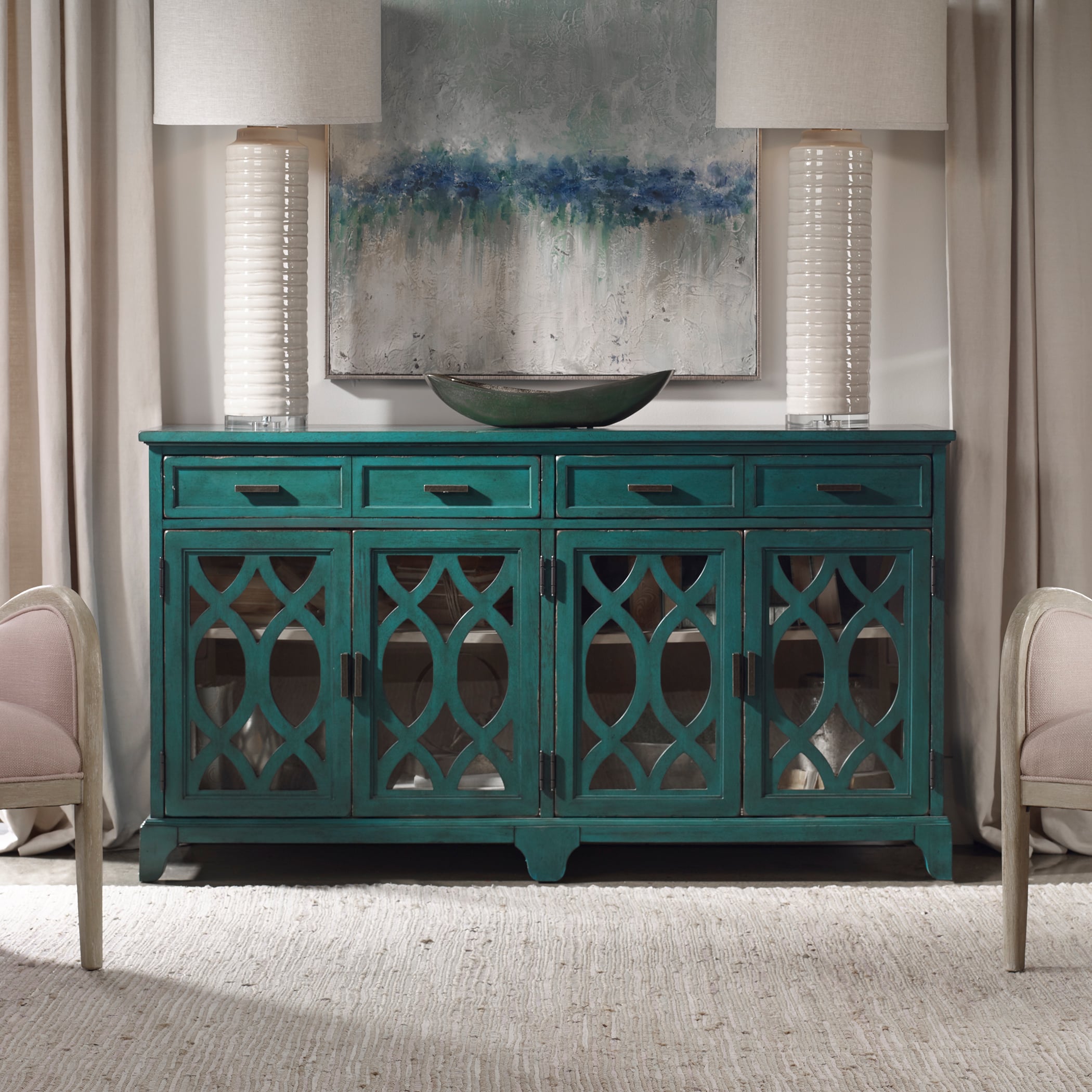 Uttermost Accent Furniture Oksana Wooden Credenza