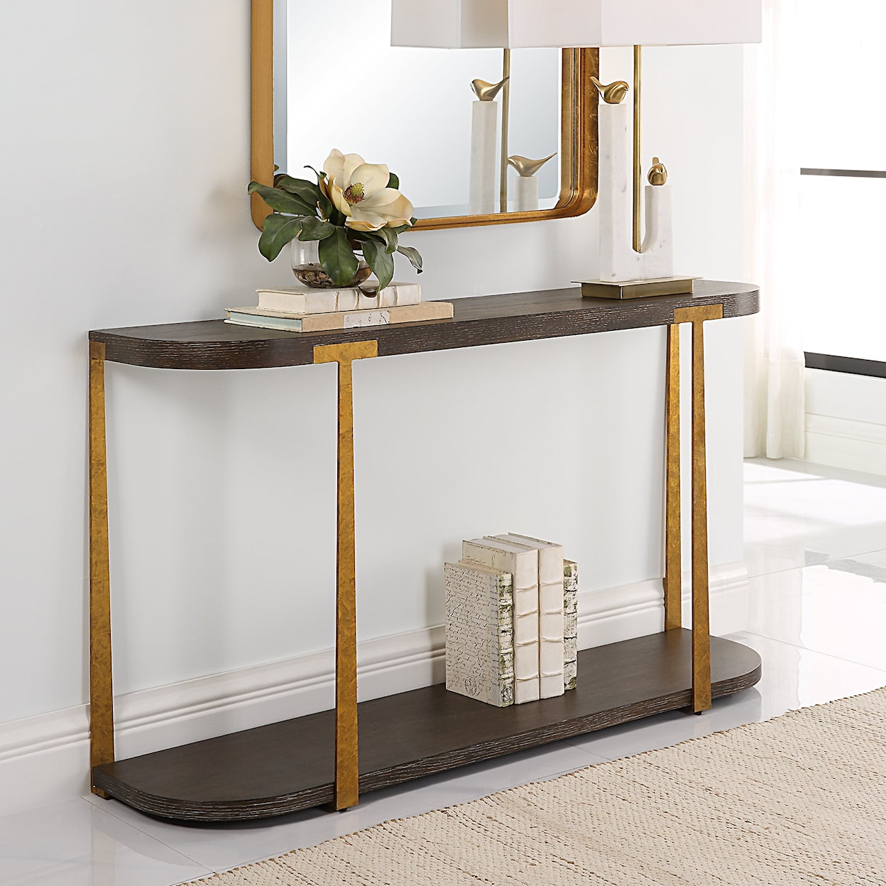 Uttermost Palisade Palisade Wood Console Table