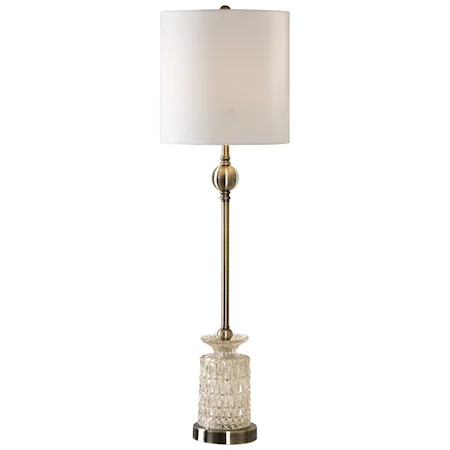 Flaviana Antique Brass Buffet Lamp