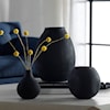 Uttermost Hearth Hearth Matte Black Vases Set/3