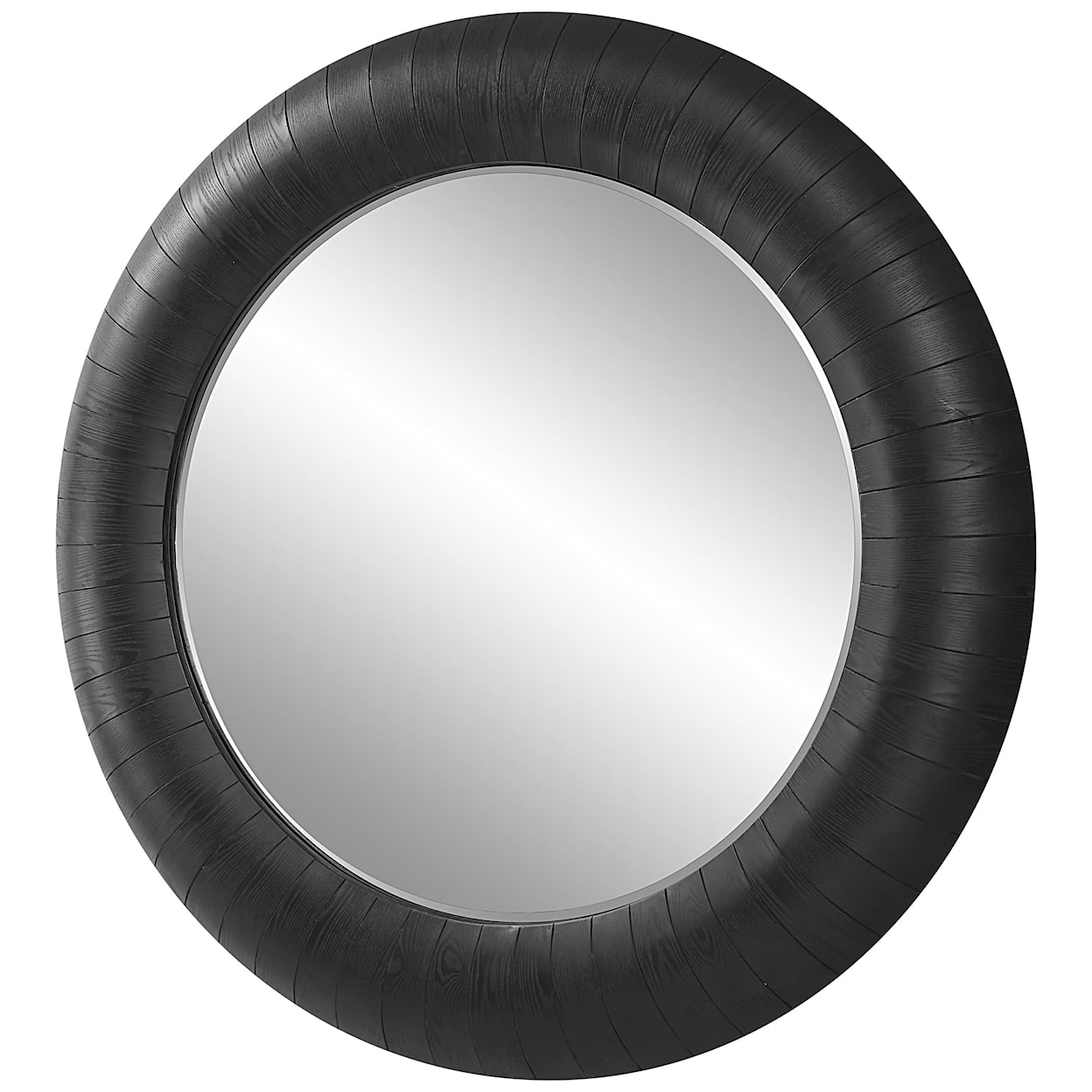 Uttermost Stockade Stockade Dark Round Mirror