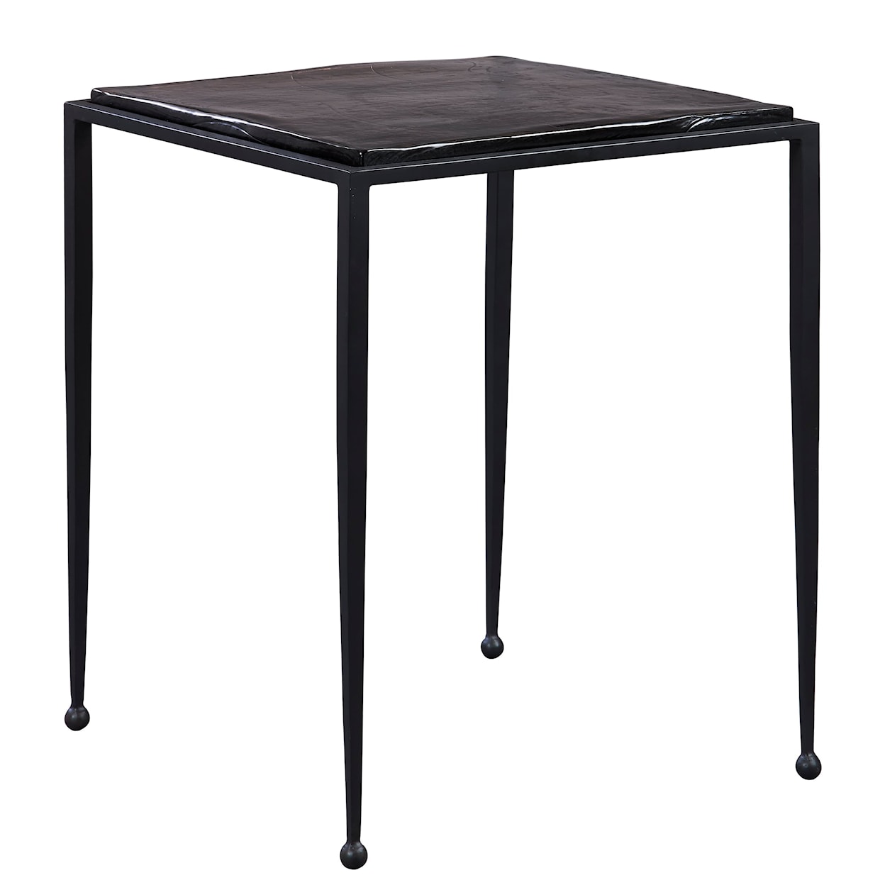 Uttermost Wavelet Wavelet Iron Side Table