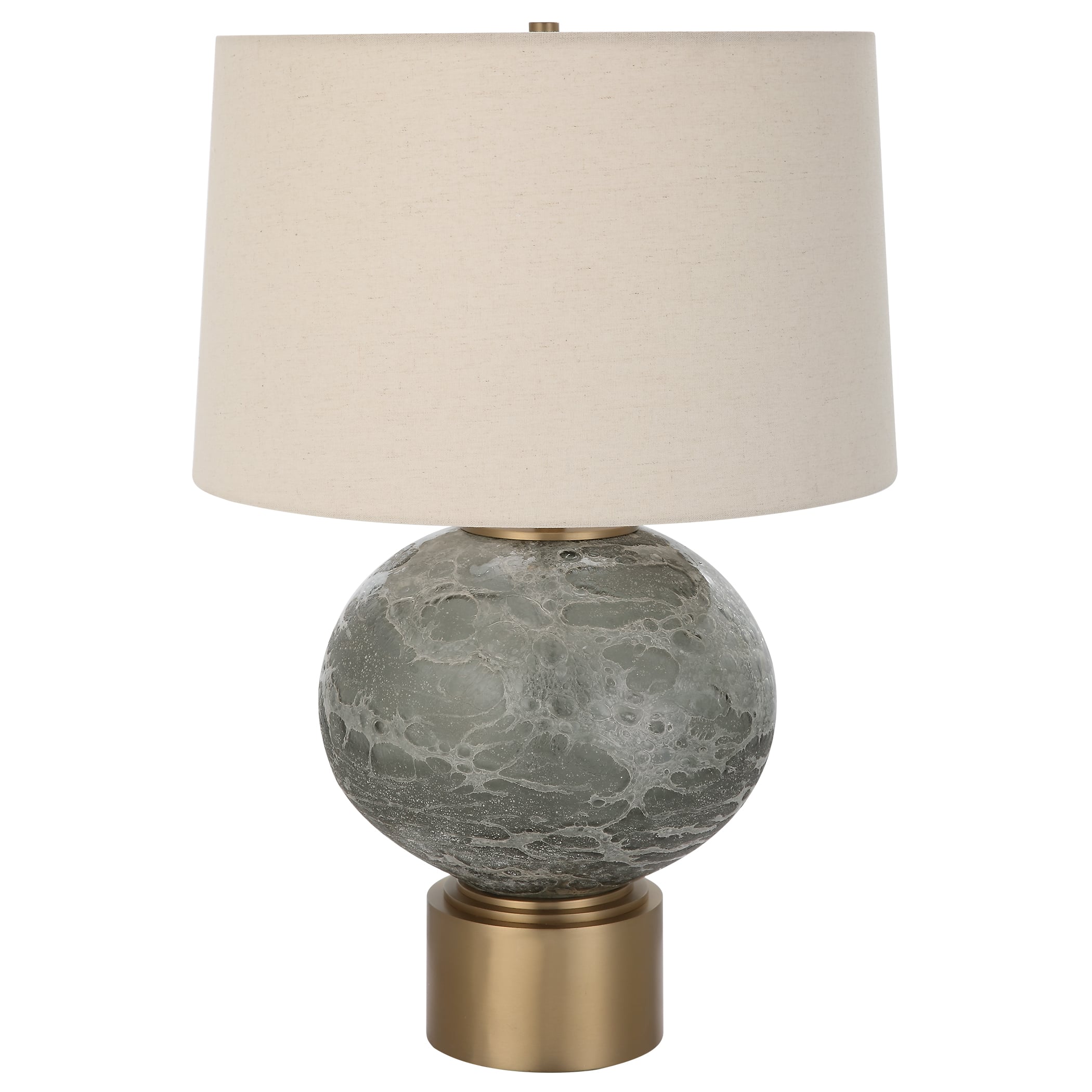 Uttermost Lunia Lunia Gray Glass Table Lamp