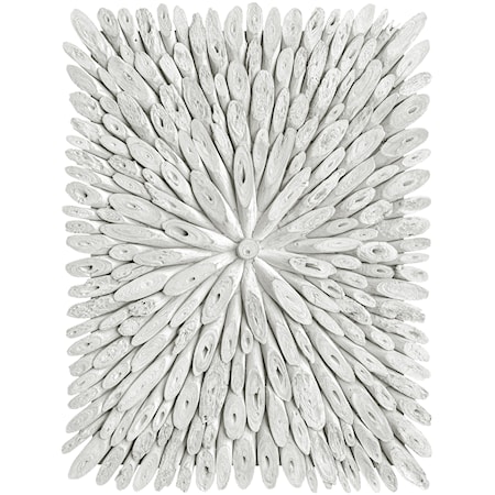 Bahama Wood Whitewashed Wall Decor