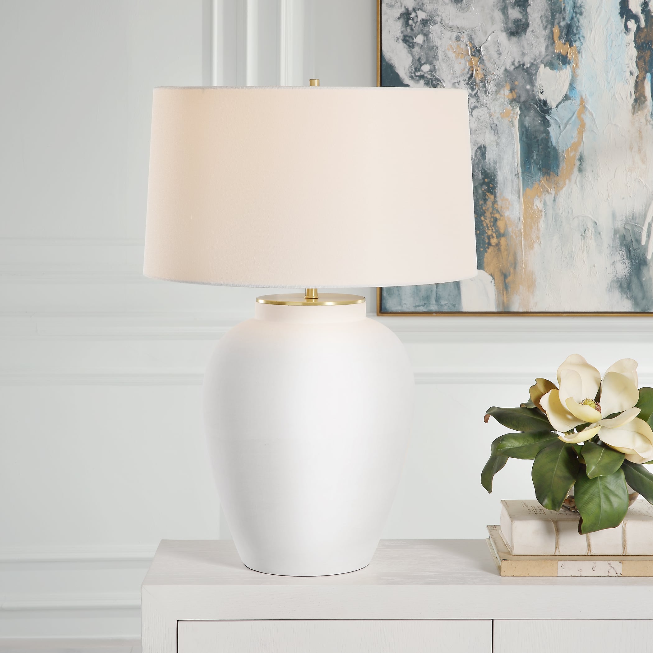 Uttermost Adelaide Adelaide White Table Lamp