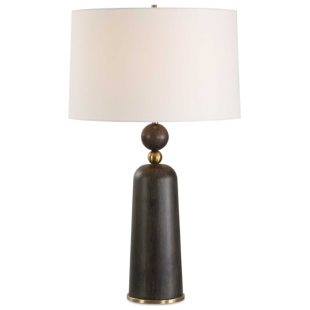 Mcquinn Dark Walnut Table Lamp