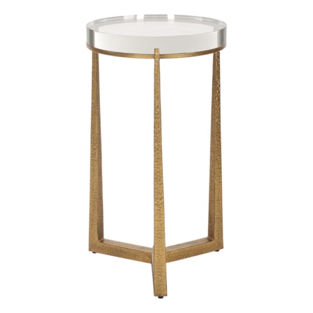 Midas Antique Gold Accent Table