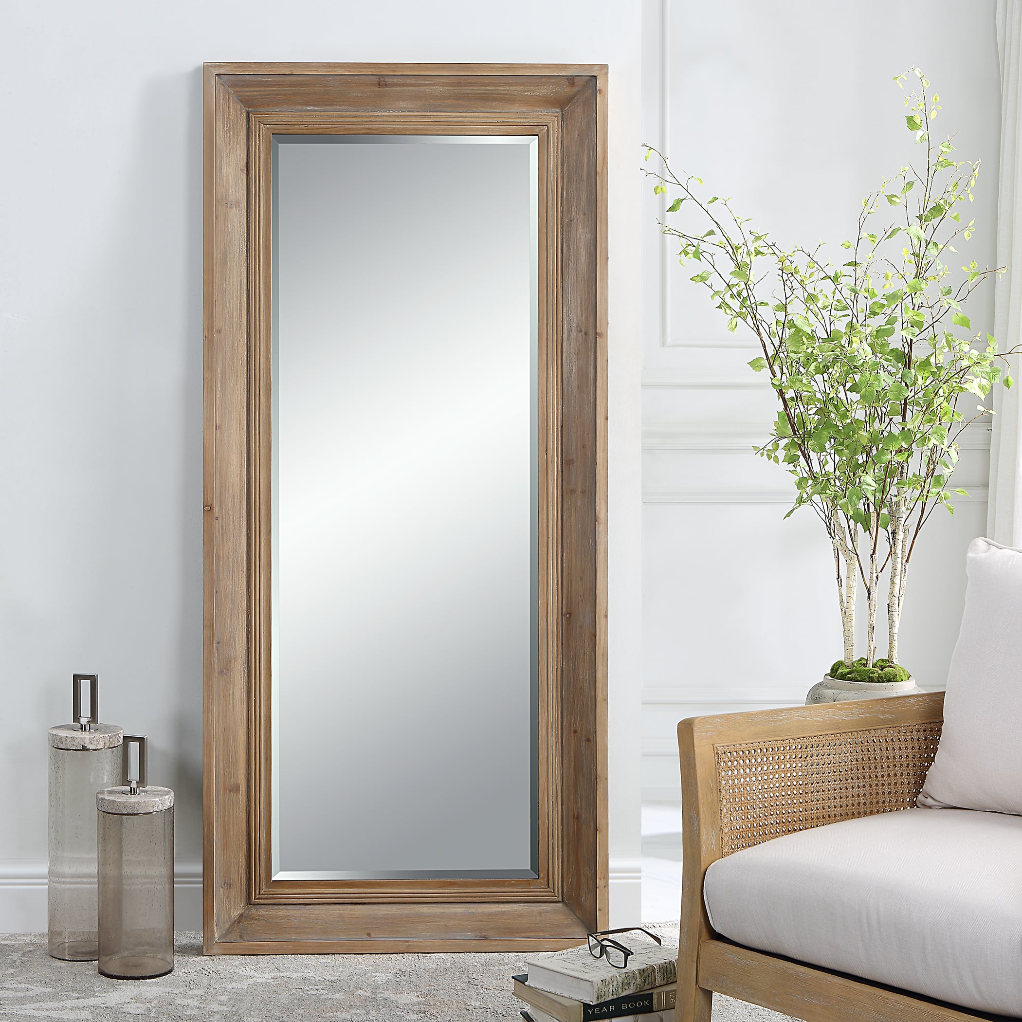 Uttermost Missoula Missoula Large Natural Wood Mirror