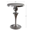 Uttermost Accent Furniture - Occasional Tables Noland Aluminum Accent Table