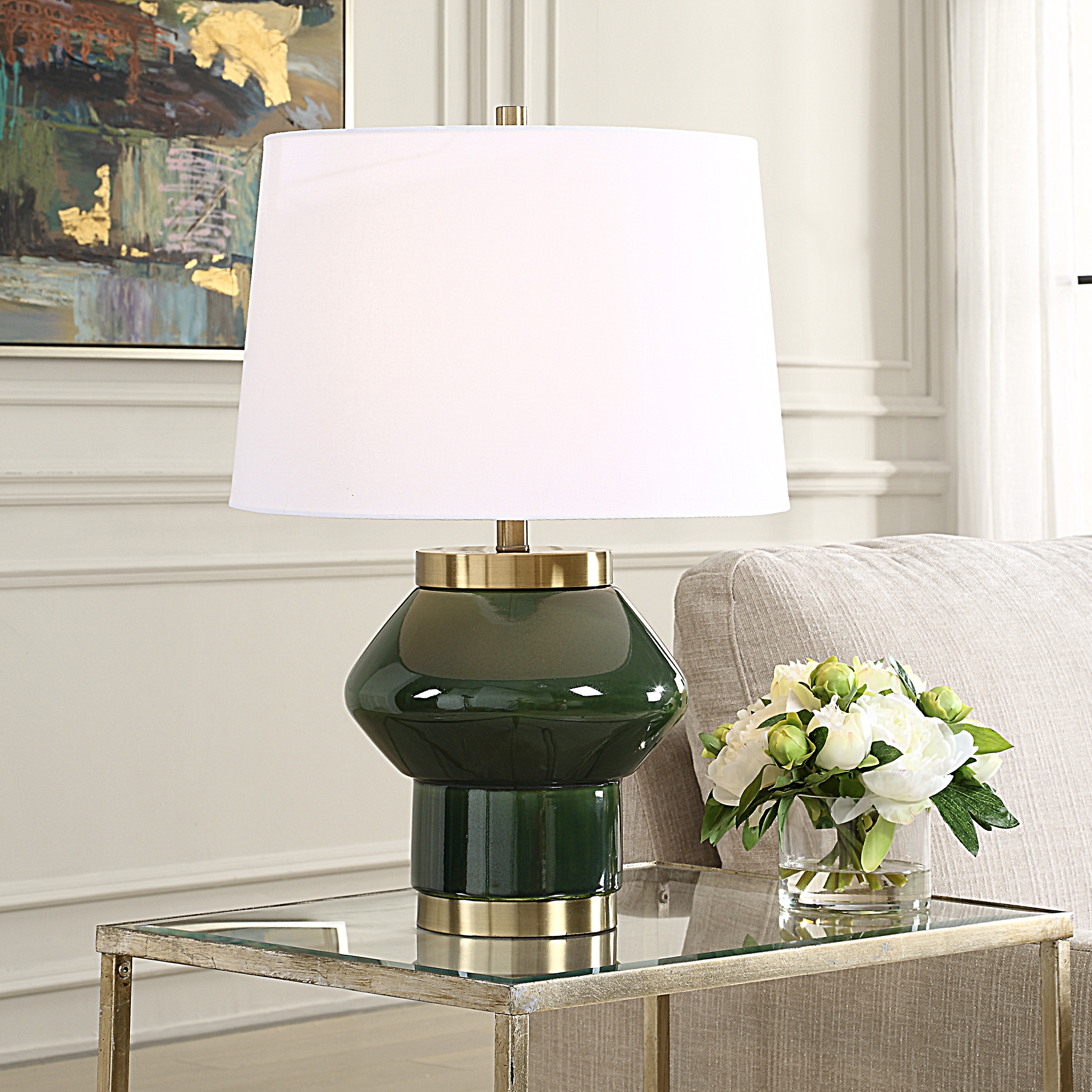 Uttermost Tayson Tayson Jade Green Table Lamp