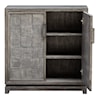 Uttermost Accent Furniture - Chests Hamadi Distressed Gray 2-Door Cabinet