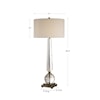 Uttermost Table Lamps Crista Crystal Lamp