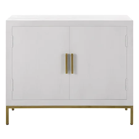 Front Range White 2 Door Cabinet