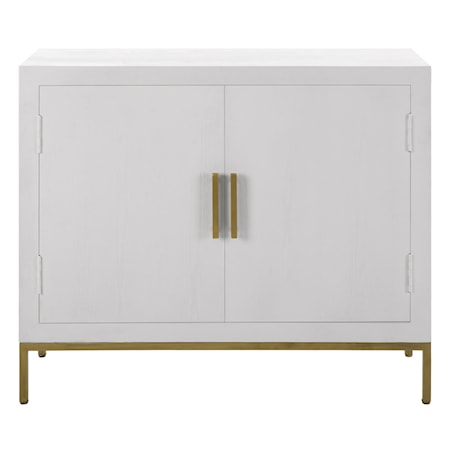 Front Range White 2 Door Cabinet