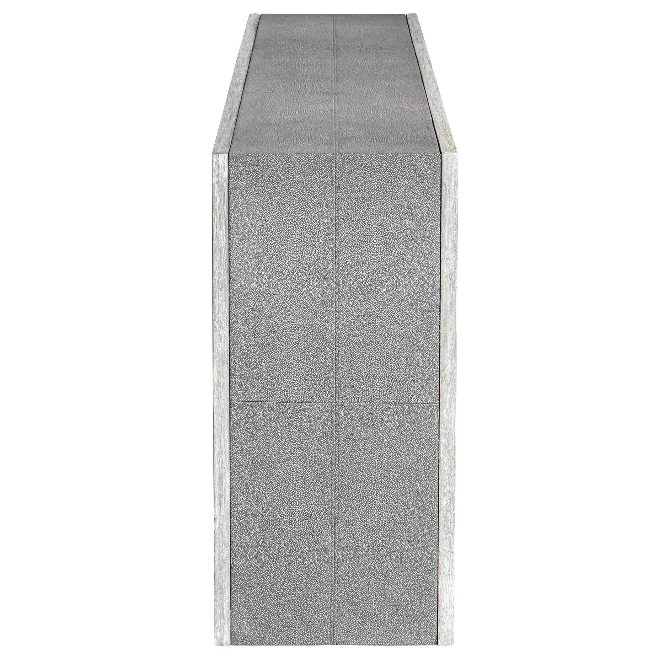 Uttermost Accent Furniture - Occasional Tables Aerina Aged Gray Console Table