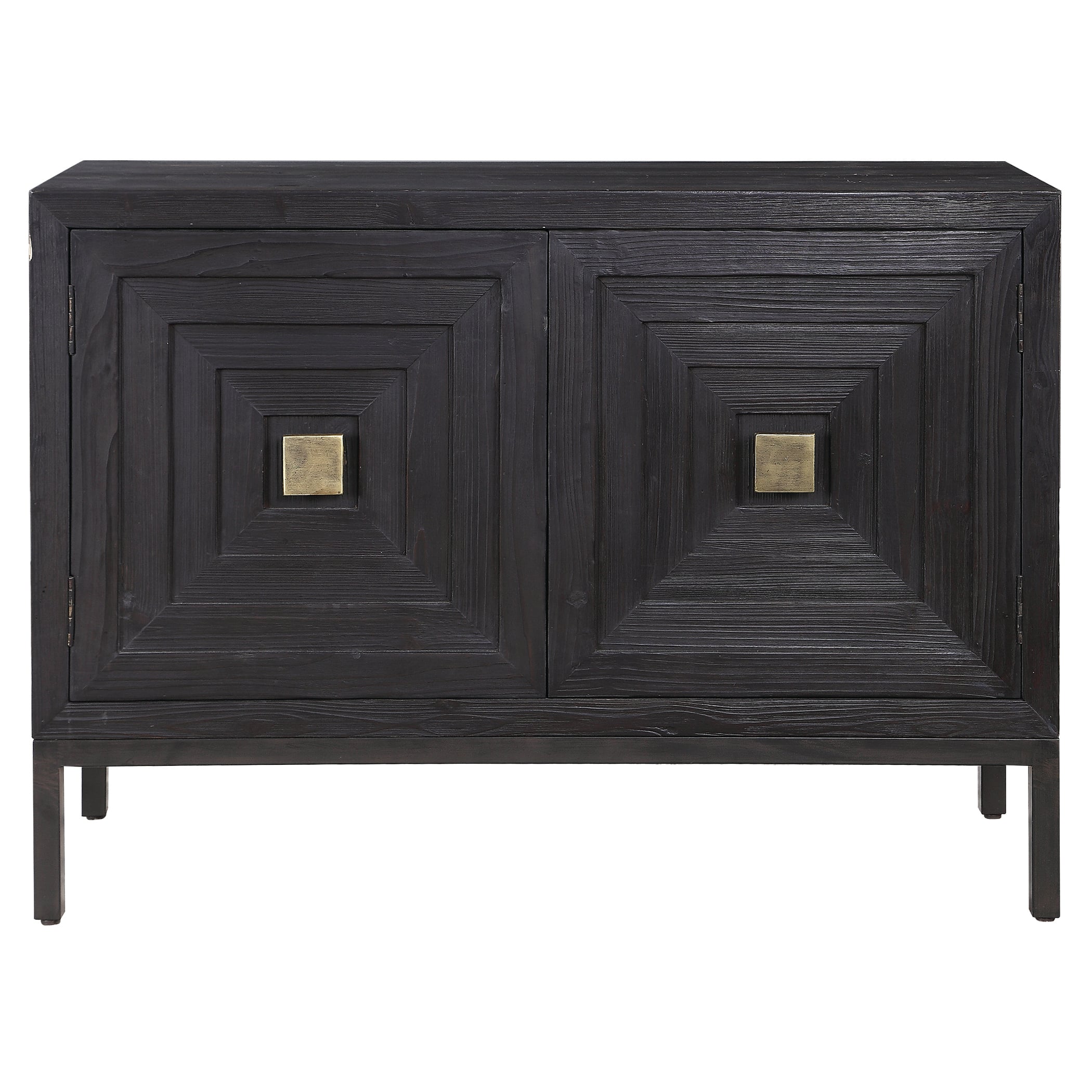 Aiken Dark Walnut 2-Door Cabinet