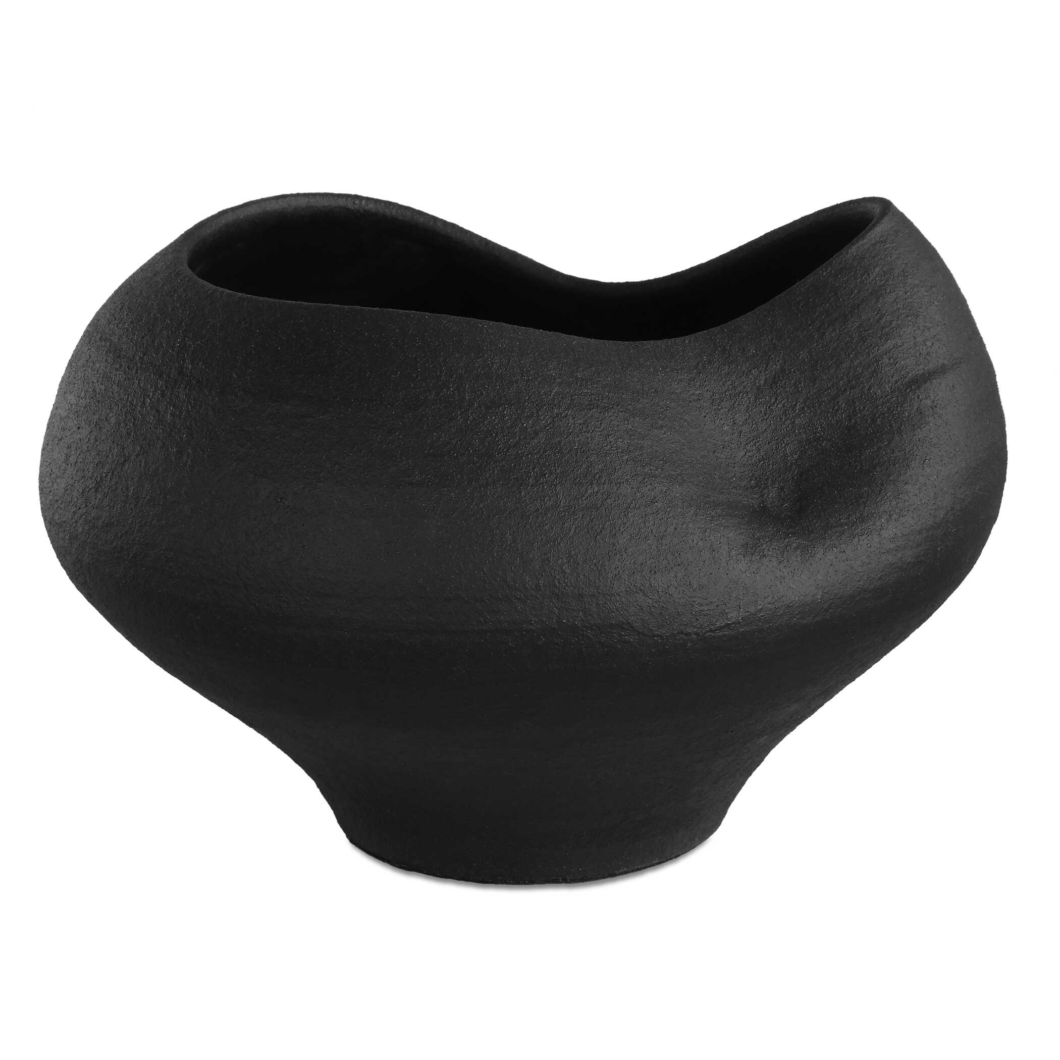 Nocturne Textured Black Bowl