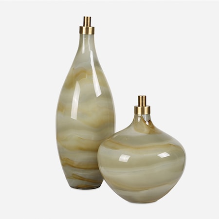 Cascade Glass Bottles Set/2