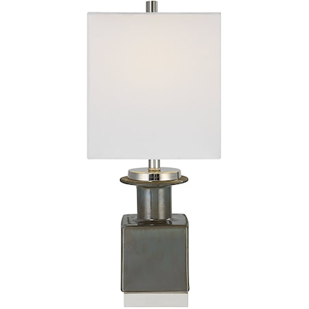 Cabrillo Gray Glaze Accent Lamp