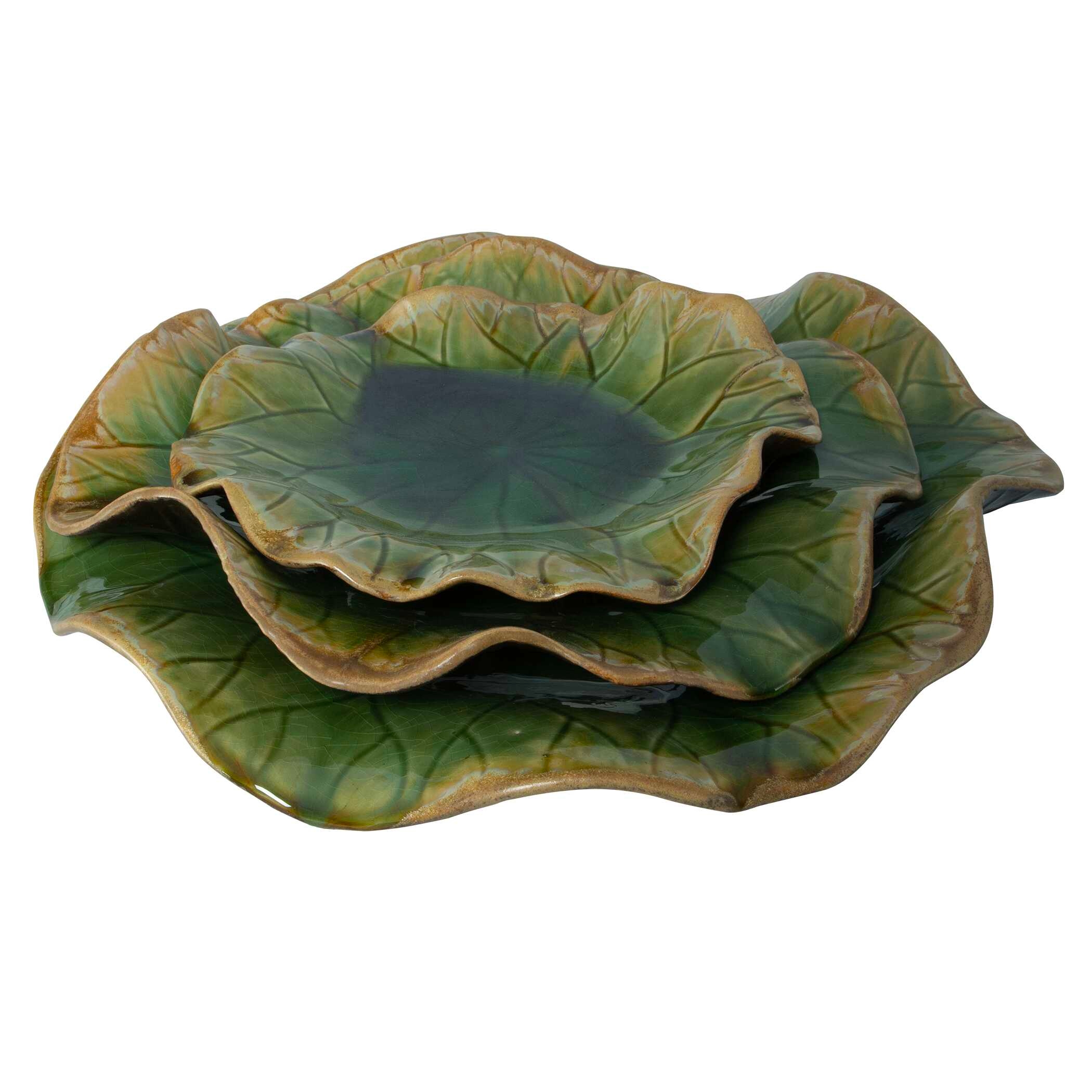 Uttermost Abella Abella Green Ceramic Wall Decor