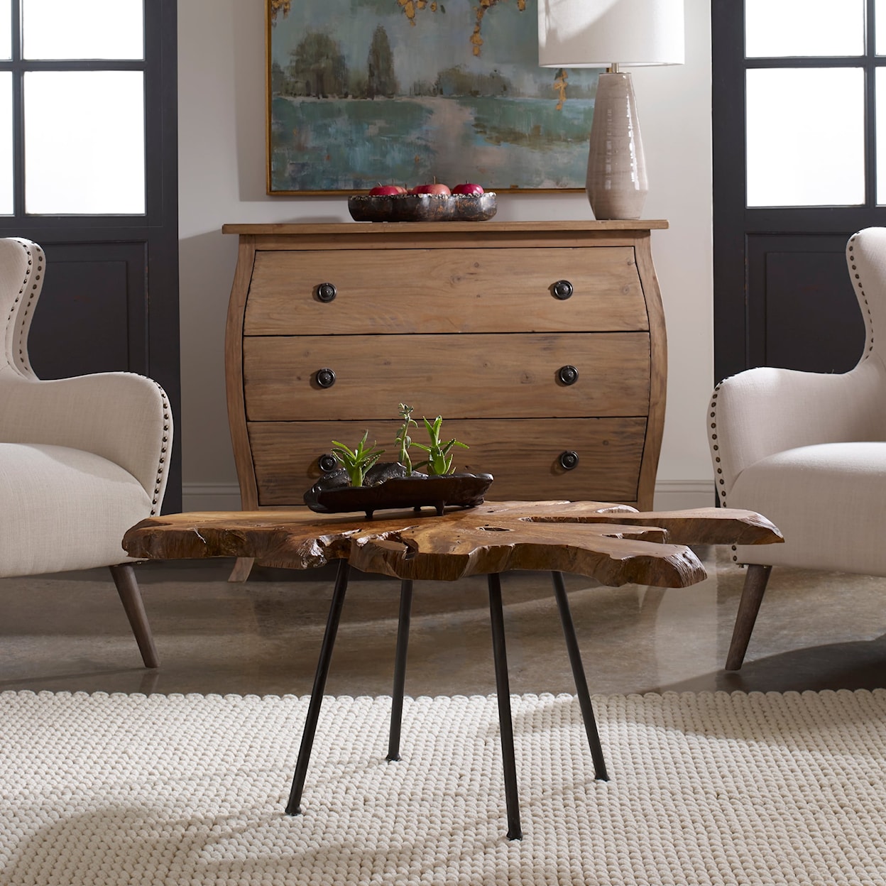 Uttermost Accent Furniture - Occasional Tables Kravitz Accent Table