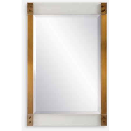 Nera Plated Brass Mirror