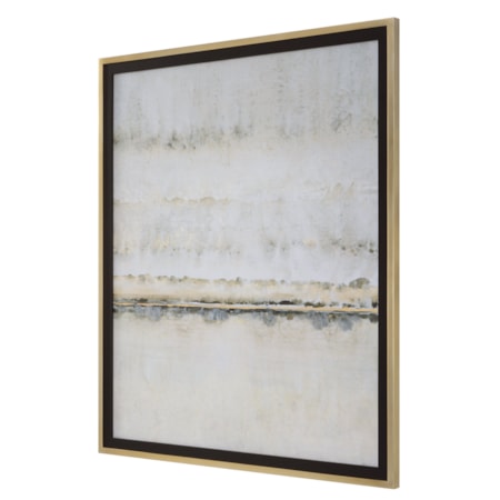 Gilded Horizon Framed Print