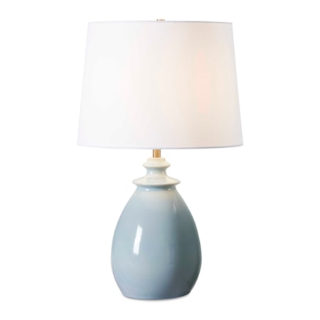 Lorene Light Blue Table Lamp