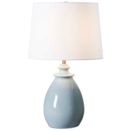 Lorene Light Blue Table Lamp
