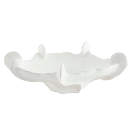 Coral Mirage White Outdoor Bowl