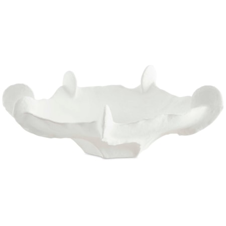Coral Mirage White Outdoor Bowl