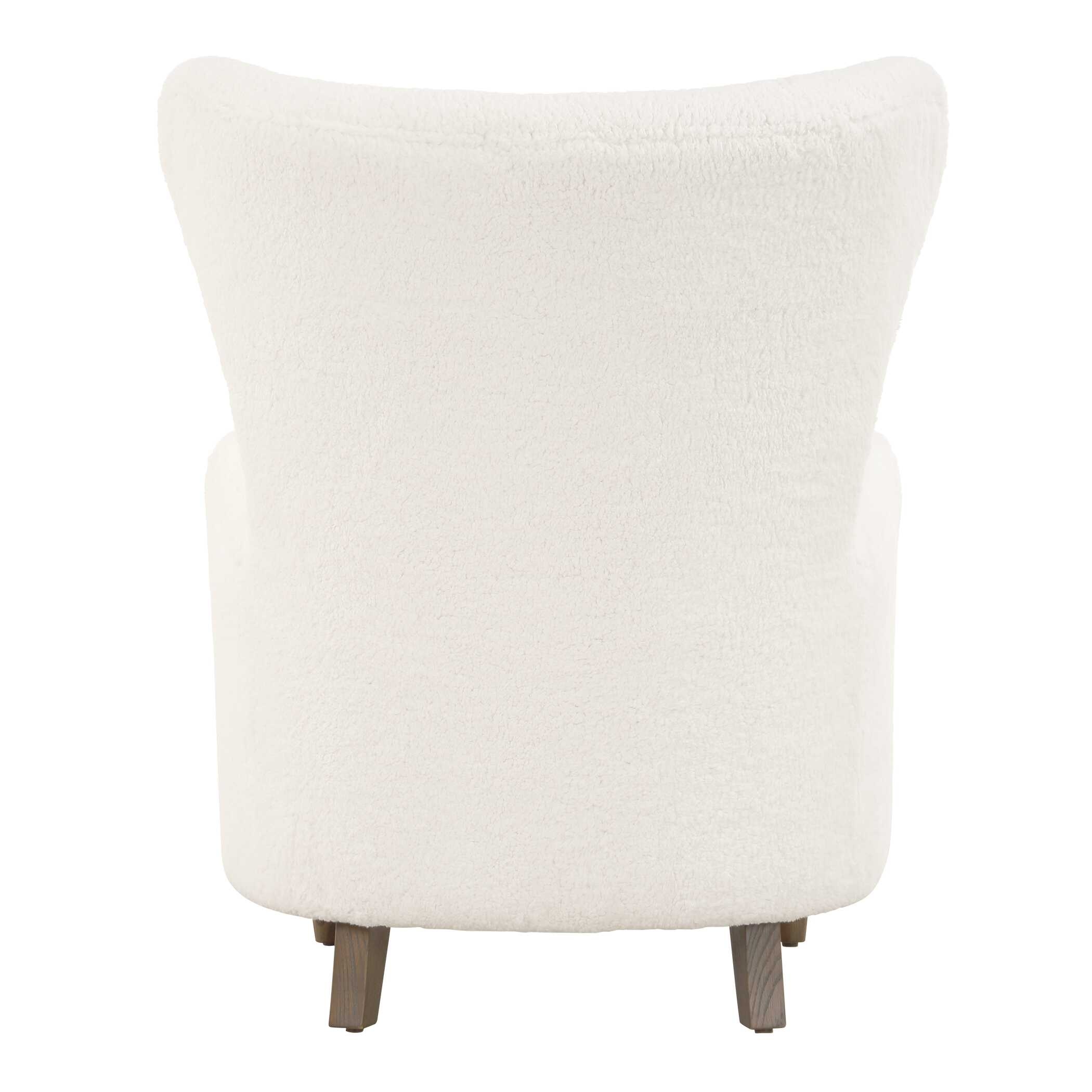 Uttermost Ingel Ingel White Wingback Armchair