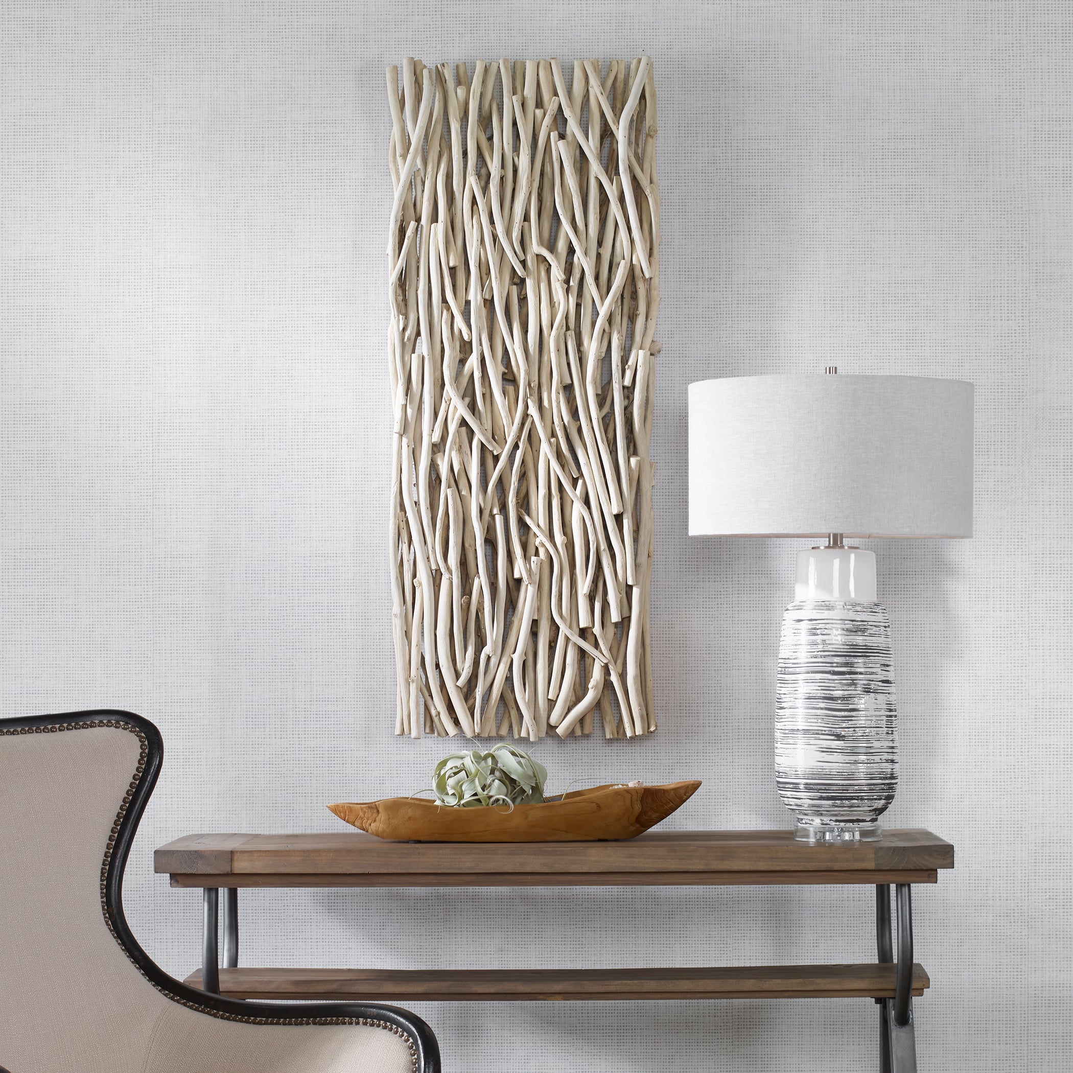 Bleached Wood Wall Decor
