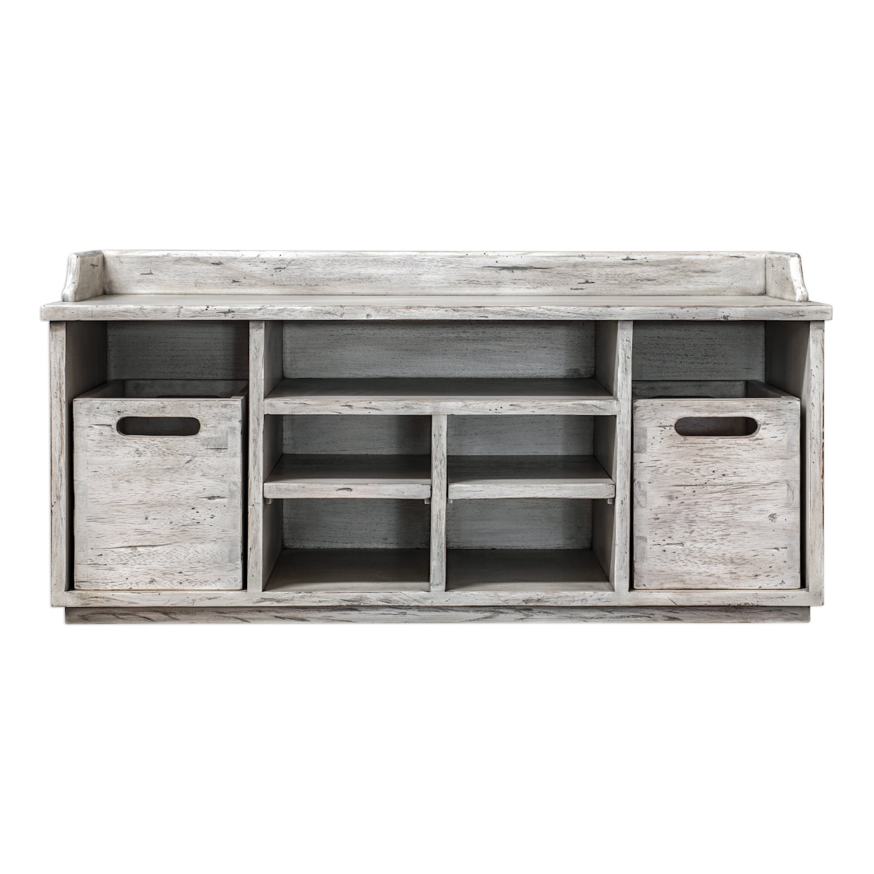 Uttermost Accent Furniture - Benches Ardusin White Hobby Bench