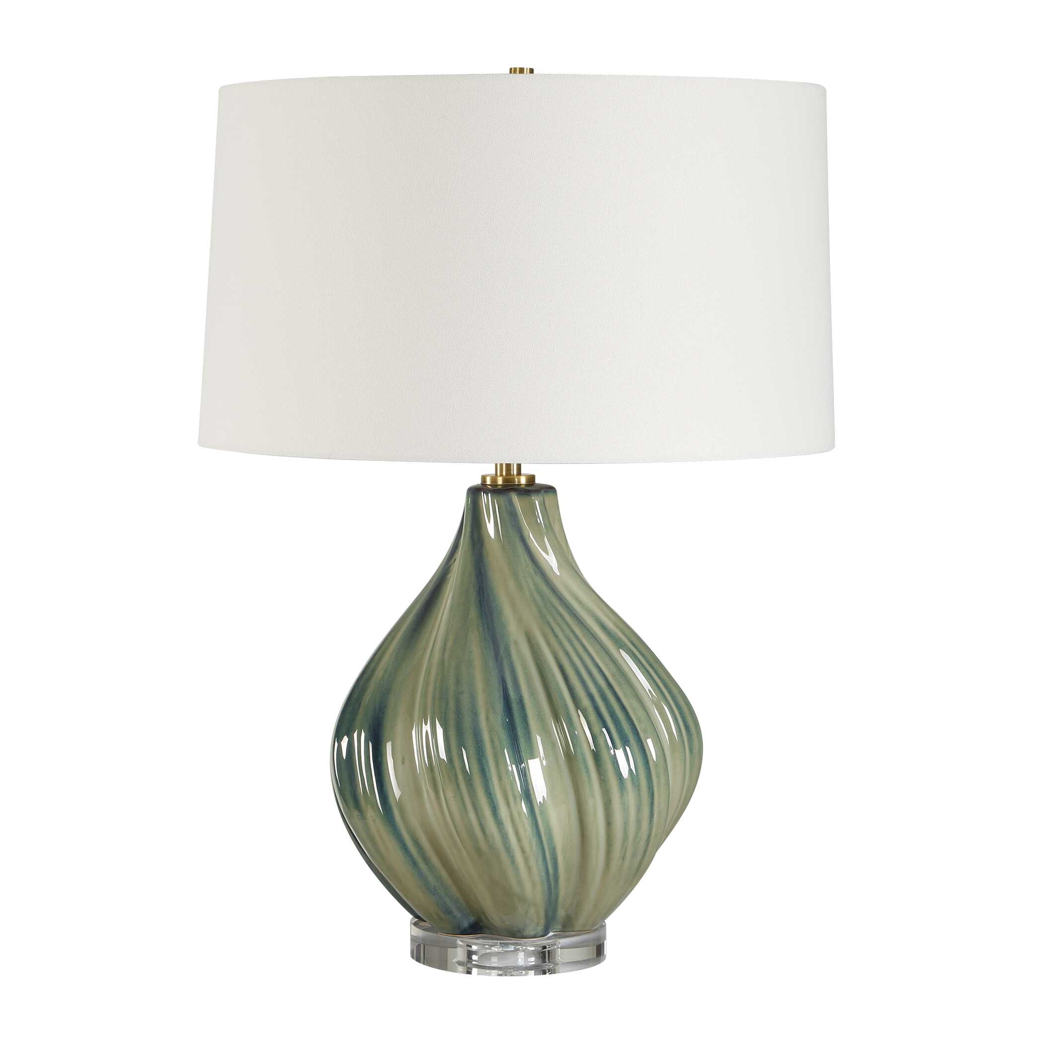 Uttermost Tausha Tausha Green Table Lamp