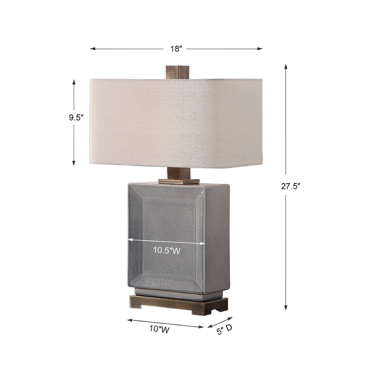 Uttermost Table Lamps Abbot Table Lamp