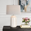 Uttermost Odawa Odawa White Farmhouse Table Lamp